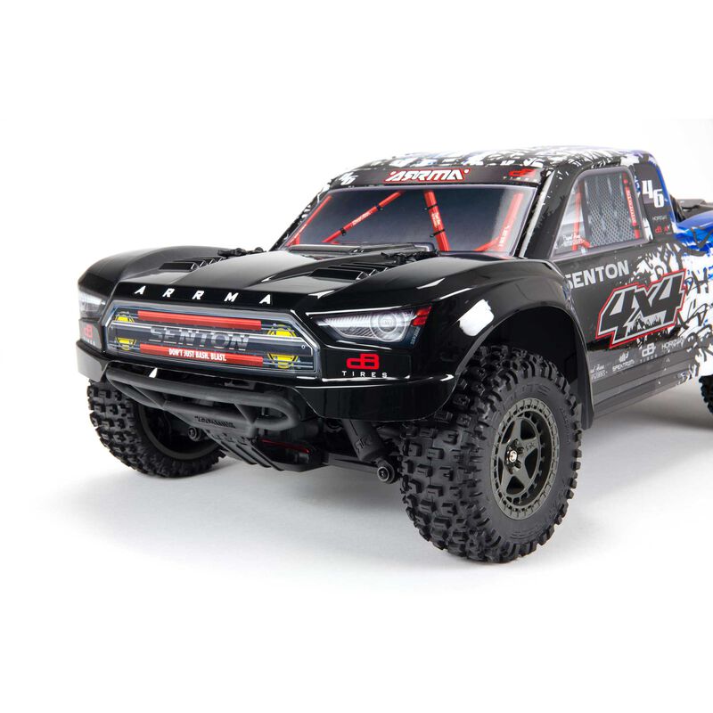 ARRMA 1/10 SENTON 4X4 V3 3S BLX Brushless Short Course Truck RTR, Blue